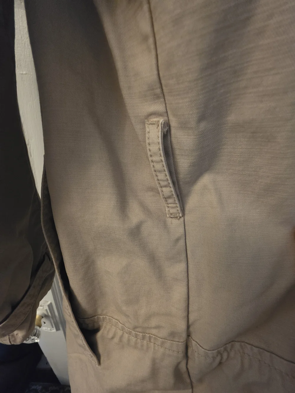 Banana Republic Tan Double-Breasted Trench Coat